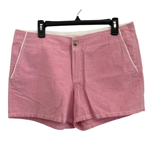Columbia Pants - Columbia PFG Womens Pink Cotton Casual Shorts Size 14 With Pockets 4” Inseam